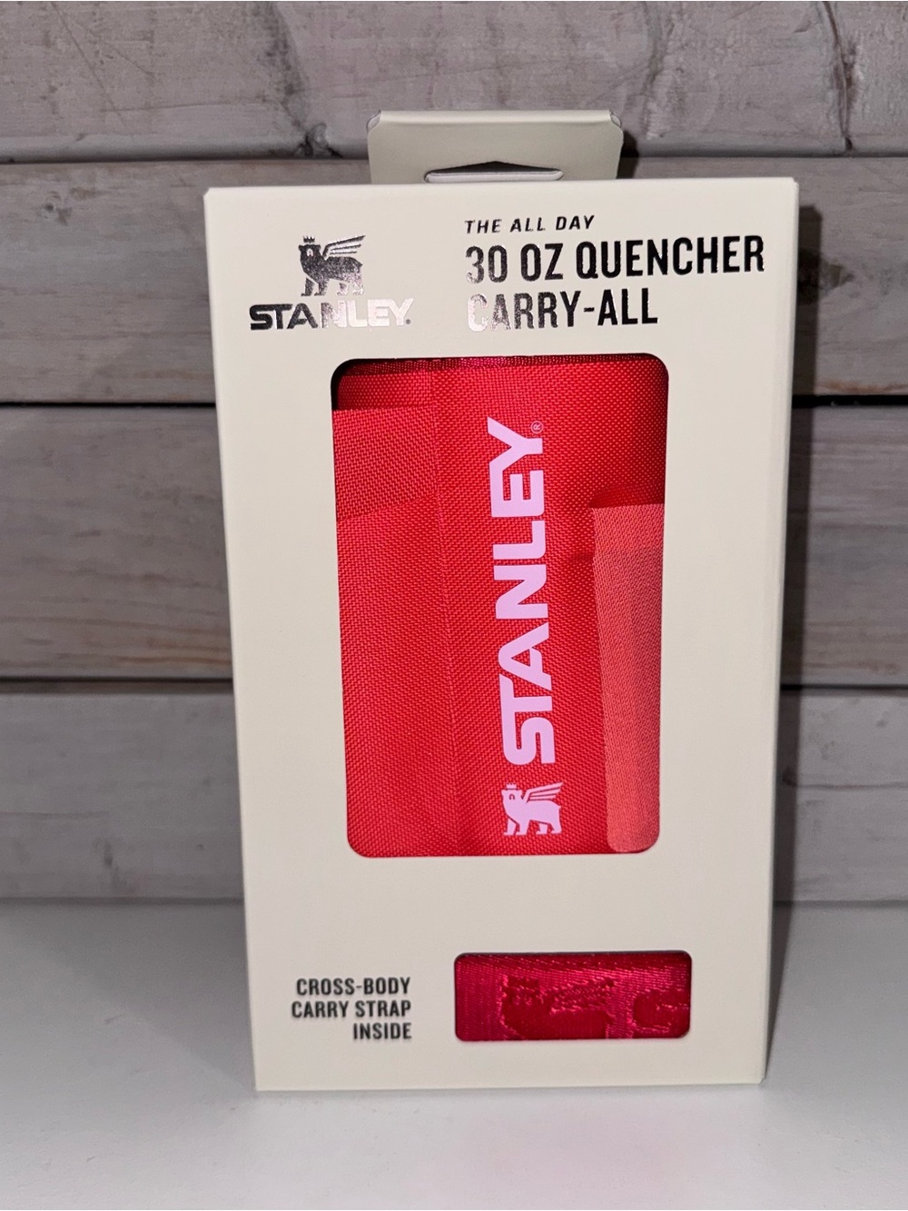 Stanley The All Day 30 oz Quencher Carry-All - Hot Coral - NWT